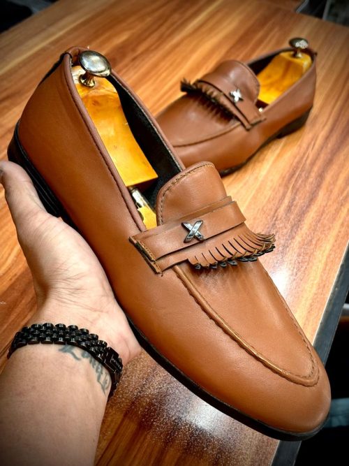 کفش کالج مجلسی قهوه ای