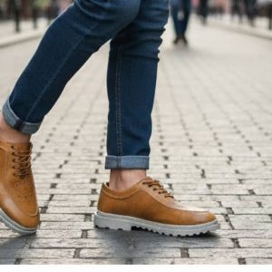 کفش کالج مجلسی عسلی