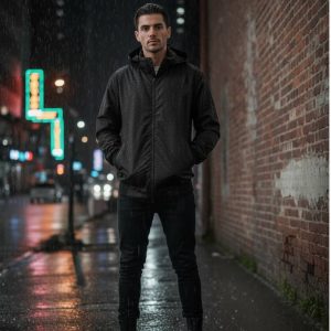 بادگیر سویشرت آستردار مشکی