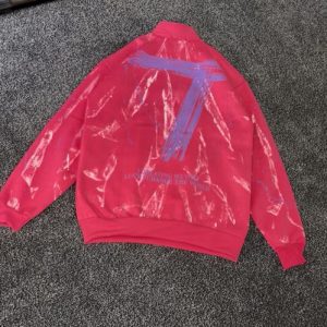 دورس نیم زیپ سه نخ داخل کرکی 7 صورتی