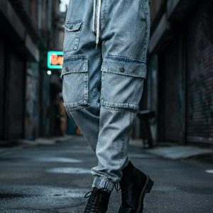 شلوار اسلش جین 6 جیب