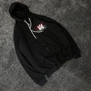 سویشرت تمام زیپ داخل کرکی Mمشکی