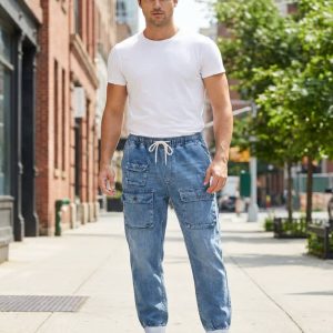 شلوار اسلش جین 6 جیب طرح جدید