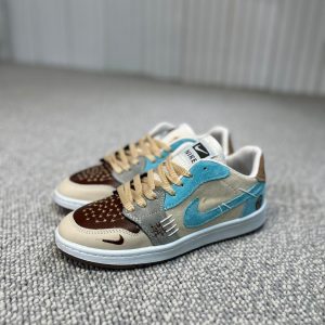 کفش کتونی نایکی دور دوخت کف دوخت کرم