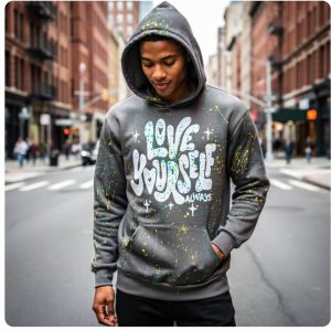 هودی کاستوم طرح LOVE طوسی