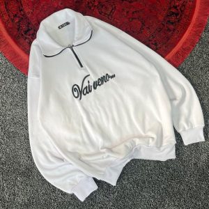 دورس نیم زیپ داخل کرکی Vaiسفید