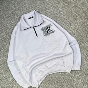 دورس نیم زیپ داخل کرکی JRسفید