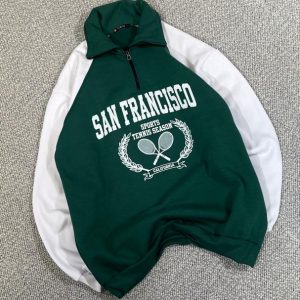 دورس نیم زیپ داخل کرکی راکت سبز