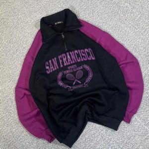 دورس نیم زیپ داخل کرکی راکت مشکی