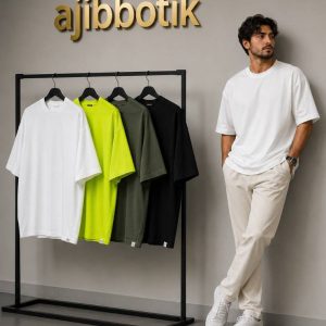 تیشرت دورس دو نخ بیسیک رنگ سفید