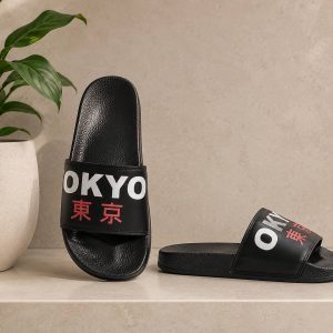 دمپایی تابستانی رنگ مشکی TOKYO