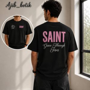 تیشرت saint مشکی