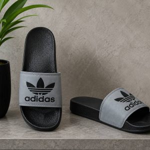 دمپایی تابستانی مدل adidas مشکی طوسی