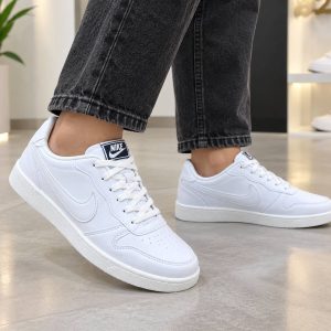 کتونی طرح NIKE با کیفیت دور دوخت رنگ سفید